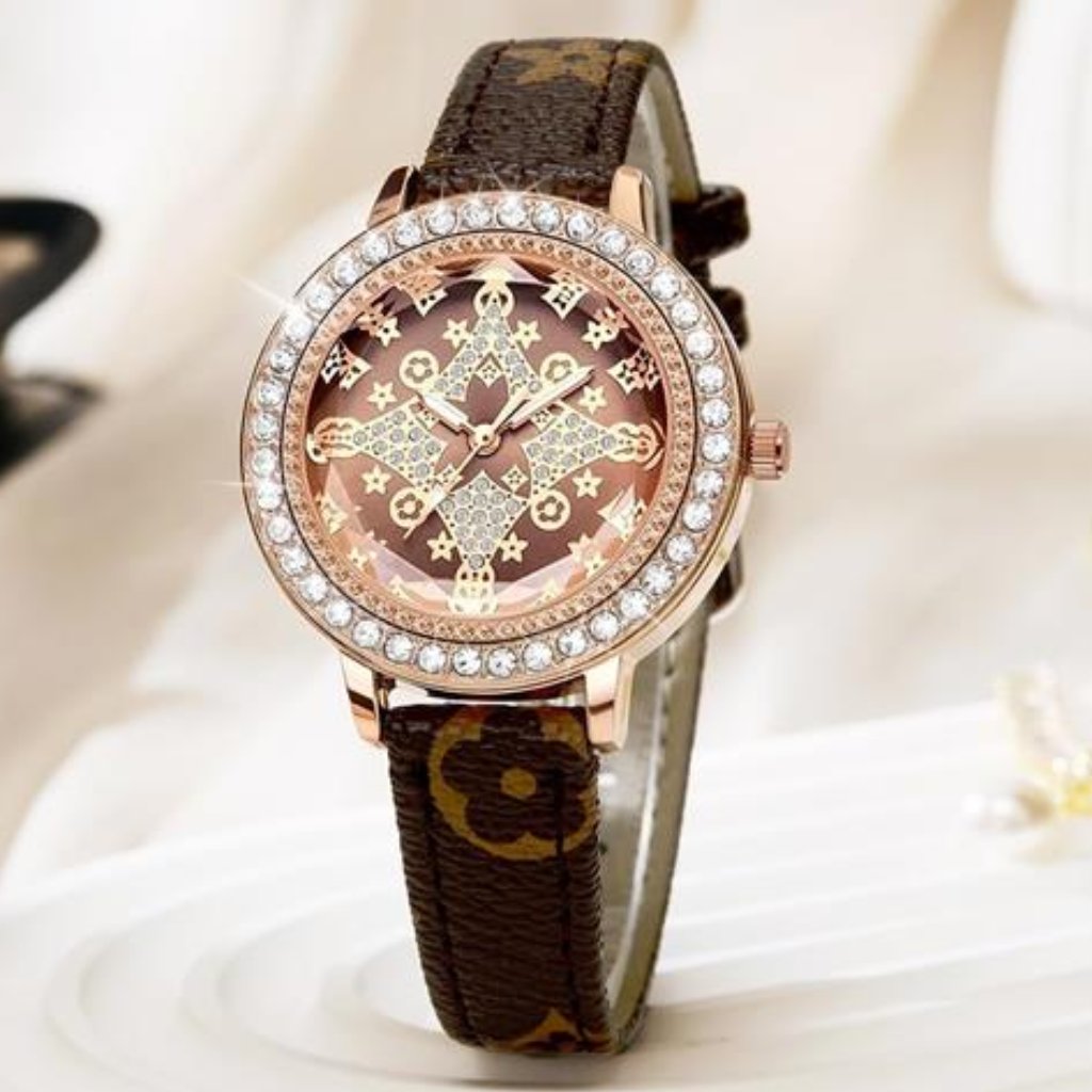 New Leather Luxury Casual Womens Watch